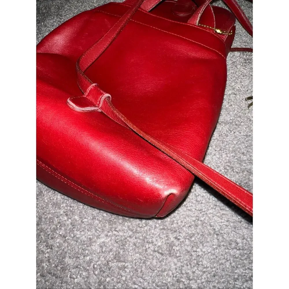 COACH RED Vintage Bantam Soho Daypack 4152 Mini Backpack - Picture 9 of 12